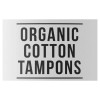 L. Organic Cotton Core Tampons, Super Absorbency, 30 Count