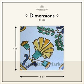 Casablanca Market MT029 Mediterranean Ceramic Cypress Decorative Tile