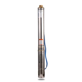 SHYLIYU Deep Well Pump Submersible Bore Pump 4" OD Pipe 110V/60Hz 1.1KW 1.5HP Stainless Steel, 1.25" Outlet, Build-in Control Box for Agriculture, Industry & Home