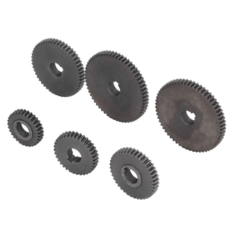 9Pcs Metal Gear Set Mini Lathe Cutting Machine Gears,Compatible with