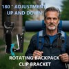 Backpack Strap Mount Quick Clip Mount Compatible with DJI Osmo
