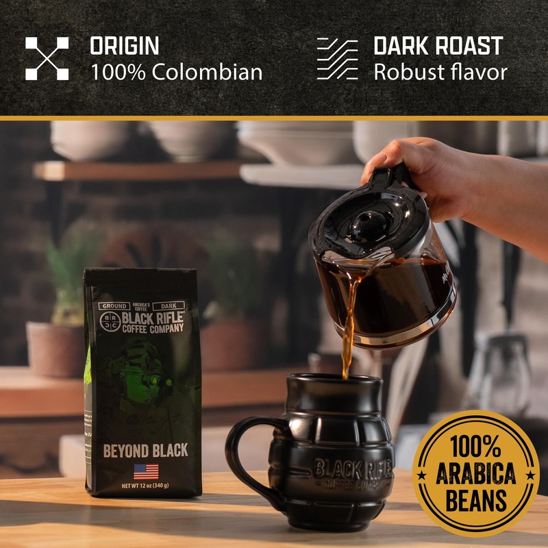 Black Rifle Coffee Company Beyond Black, 5 lb Bag, Ground