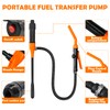 Portable Battery Powered Liquid Transfer Pumps, Adjustable Flow Siphon Transfer