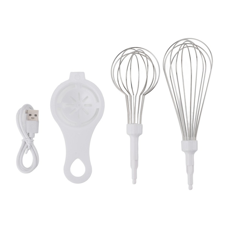 Electric Egg Beater 800mah Rechargeable Cordless Hand Blender Efficient Handheld