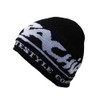Brachial Men's Beanie Black White - Knitted Hat, black/white