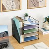 LEKETREE LEKETREE Desk Organizers and Accessories, 5-Tier Paper Letter Tray