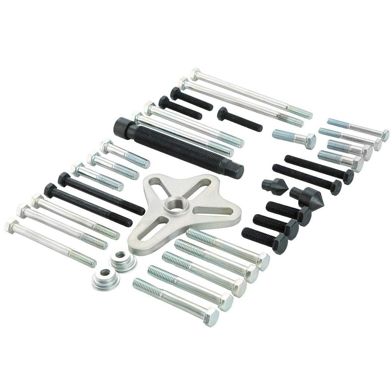 DASBET 46PCS Harmonic Balancer Puller Set, Steering Wheel Puller Kit