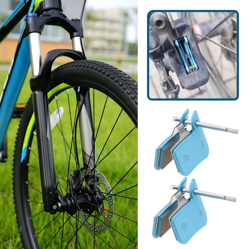 eMagTech 2 Pairs Bike Ceramic Disc Brake Pads Compatible with