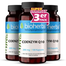 BIOHERBA Q10 Kapseln C 300 St1ck hochdosiert mit Coenzym Q10 und Zink f1r den Zellschutz vor oxidativem Stress sowie normalen S?ure-Basen- und Kohlenhydrat-Stoffwechsel von BIOHERBA PZN 17190134