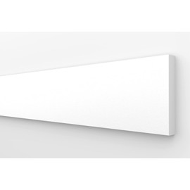 HEXIMO Flat Mouldings, XPS Styrofoam Drywall Flat Mouldings for Wall Ceiling End Strip, Wall Paneling, Frame Stucco, Wall Mouldings (Pattern HFL 5)