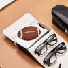 2 x 'Rugby Ball' Microfibre Lens/Glasses Cleaning Cloths (LC00032543)