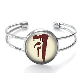 Supernatural Mark of Cain Silver Plated Cuff Bracelet