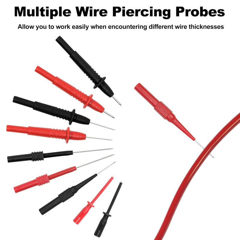 27PCS Multimeter Test Leads Kit,Professional and Upgraded Test Leads Set