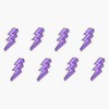 Lightning Bolt (Purple) Bumper Sticker Vinyl Decal 5"