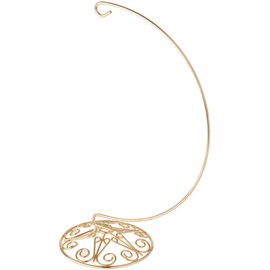 Bard's Ornate Gold-Toned Ornament Stand, Large, 10.25" H x 4" W x 4" D, Pack of 2