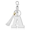 Ximalun Alphabet Initial Letter Keyring for Women Men Initial Letter