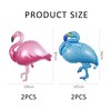 4 Flamingo Balloons, Birthday Decorations, Flamingo Party Decorations, Foil Decorative