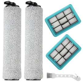 IOEALD 3831 Replacement Brushes and Filters for Bissell Crosswave Hard Floor Expert Hf2/3845/3845n/3831/3847/3848 Floor Scrubber Wet Dry Replacement Parts, for Bissell Crosswave Replacement Parts