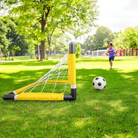Mini Soccer Goal Set for Kids – Includes Net, Ball, Pump & Anchors – Backyard Outdoor Sports Game for Toddlers & Children – 28” Goal Frame