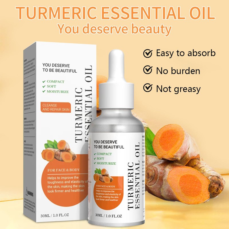 Eazerom 02 30 ml Turmeric Body Oil, Turmeric Body Oil