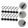 Mikinona 12 Sets Trampoline Fixing Screws Galvanized Steel Replacement Parts