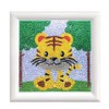 Diamond Painting Set, Tiger and Accessories, Craft Kit for Painting