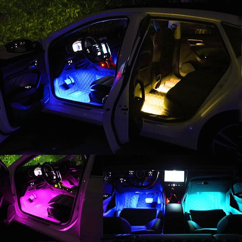 Under Cabinet Lighting with Remote, 15 Color RGB 4 Dynamic