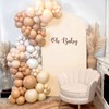 AIBIIN Round Bow Backdrop 2 Sided Backdrop for Wedding Ceremony