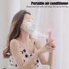 Hand Held Fan Mini Foldable Battery Operated Fan Humidification Cartoon
