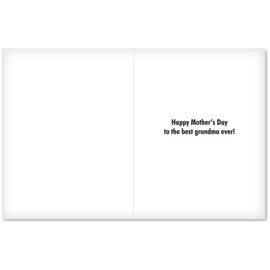NobleWorks - Big Mother's Day Card for Grandma (8.5 x 11 Inch) - Funny Appreciation for Grandmothers, Jumbo Notecard with Envelope - Grandma Phone J1609MDG