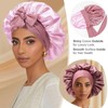 AWAYTR Satin Bonnet Silk Like Bonnets for Sleeping Sleep Cap