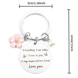 Gifts for Mum, Keyring Mum Birthday Gifts, Mummy Gifts, Mothers Day Gifts for Mum, Mum Gifts from Daughter Son, Mam Gifts Mom Gifts Mother Gifts, Keychain Mum Gifts for Birthday Mothers Day Christmas