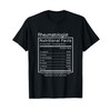 Funny Rheumatologist Nutritional Facts A Rheumatology Expert T-Shirt
