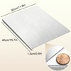 304 Stainless Steel Cutting Board for Kitchen，Dishwasher Safe Metal Chopping