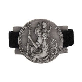 Sterling Gifts St Christopher Catholic Bike Motorcycle Clip - Religious