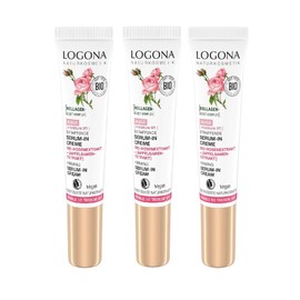 Logona Natural Rose Eye Cream 15ml, set of 2, contains rose extract collagen, moisturizing and nourishing the eye area / 로고나 내추럴 로즈 아이크림 15ml 2개세트 장미추출물 콜라겐 함유 눈가 수분 영양 보습