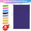 360 Sheet Lined Sticky Notes, 4x6 Colorful Ruled Post Stickies,