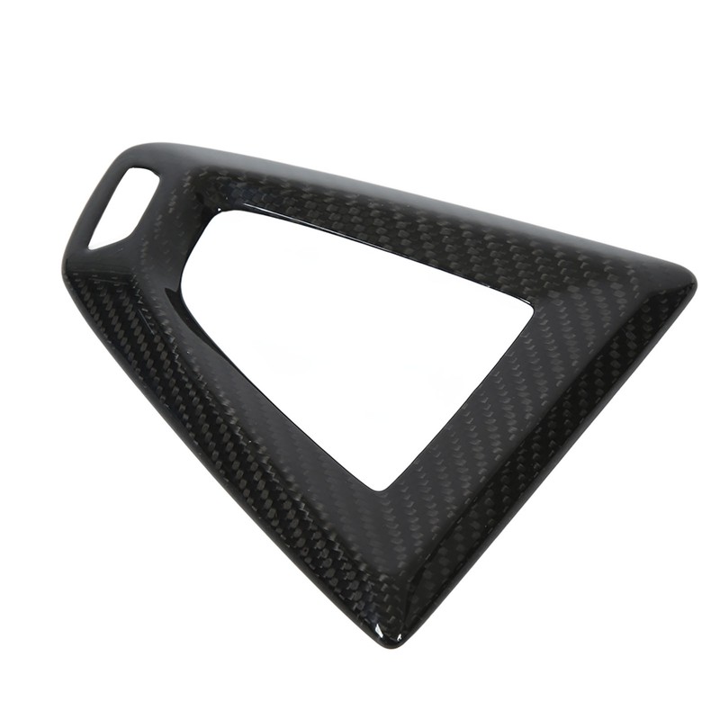 Gear Shift Panel Frame Carbon Fiber Shifter Cover Replacement for