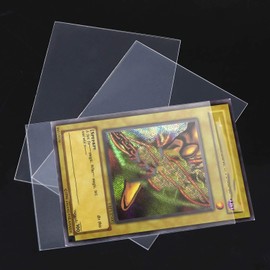 Card Sleeves, Clear Trading Card Sleeves, Collector Card Sleeves for Standard Cards 2.5" X 3.5"，Card Protector Compatible with Stardard Cards, Football Card, Sports Cards (400)