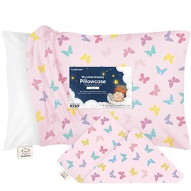 KeaBabies Toddler Pillowcase for 13X18 Pillow - Organic Toddler Pillow Case for Boy, Kids - 100% Natural Cotton Pillowcase for Miniature Sleepy Pillows - Pillow Sold Separately (Flutter)