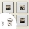 Tabanzhe 50 PCS D Ring Hangers,Home Decoration Picture Frame D