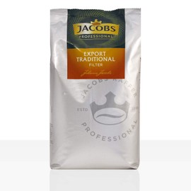 Jacobs Export Traditional Filter Coffee, 1 kg Ground Coffee, Rich and Spicy Aroma