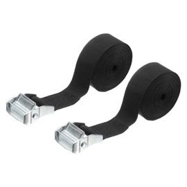 HARFINGTON 2pcs Straps Tie Downs 16.4 ft x 1.5" 772lb Safe Work Load Cargo Lashing Straps for Cargo Moving Trucks Luggage Motorcycle, Black