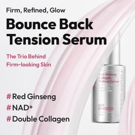 FromCella - Suero reafirmante de colágeno coreano – Ginseng rojo y suero facial antienvejecimiento complejo de 6 péptidos, ayuda a reafirmar, esculpir