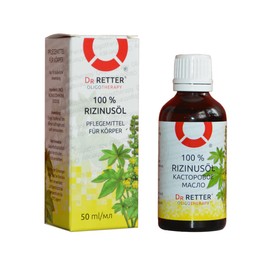 Kaltgepresstes Rizinusöl 50ml - 100% Rein & Natürlich - Für Haut, Haare, Wimpern & Augenbrauen Hochwertiges Rizinusöl für strahlende Schönheit - Vegan, Unraffiniert & Hexanfrei