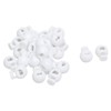 sourcing map 25pcs Plastic Cord Lock Stopper End Spring Stop