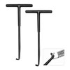 Lyfengdeam 2 Pieces Motorcycle Exhaust Spring Hook, T Shaped Handle