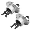 2pcs 316 Stainless Steel Marine Drain Plug Oval Garboard Transom