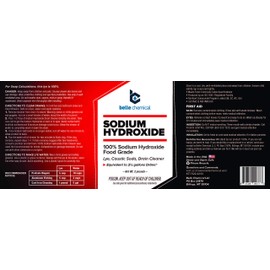 Sodium Hydroxide - Pure - Food Grade (Lye, Caustic Soda) (10 Pounds)