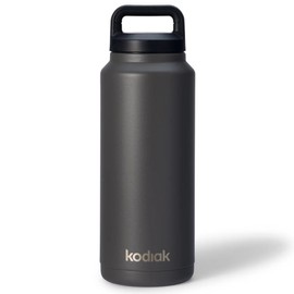 Kodiak Cascade Insulated Stainless Steel Bottle 40oz (1182ml) Leakproof w/Carry Loop Cap, Grey